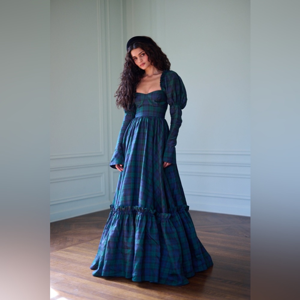 Selkie Scotland Plaid Astronomer’s Gown Dress SOLD OUT BNWT